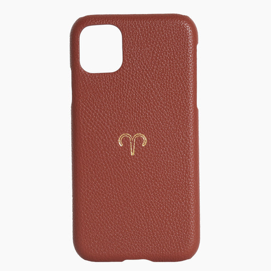 Phone Case Walnut Pebble Hot Stamped
