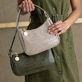 Mini Marlo - Taupe Croc