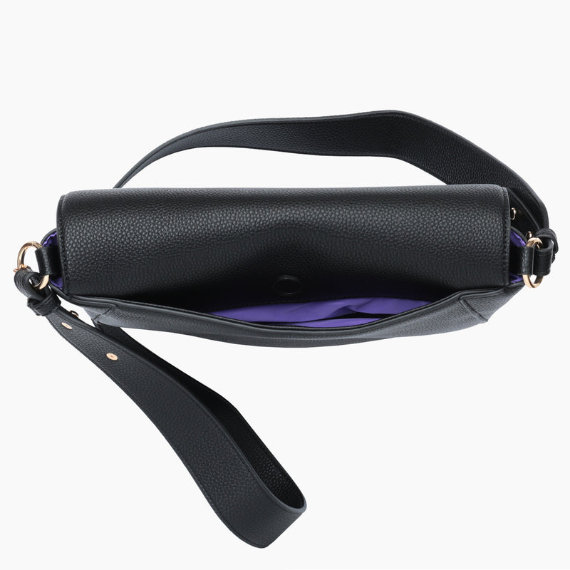 Saddle Bag - Black Pebble