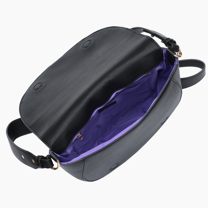 Saddle Bag - Black Pebble