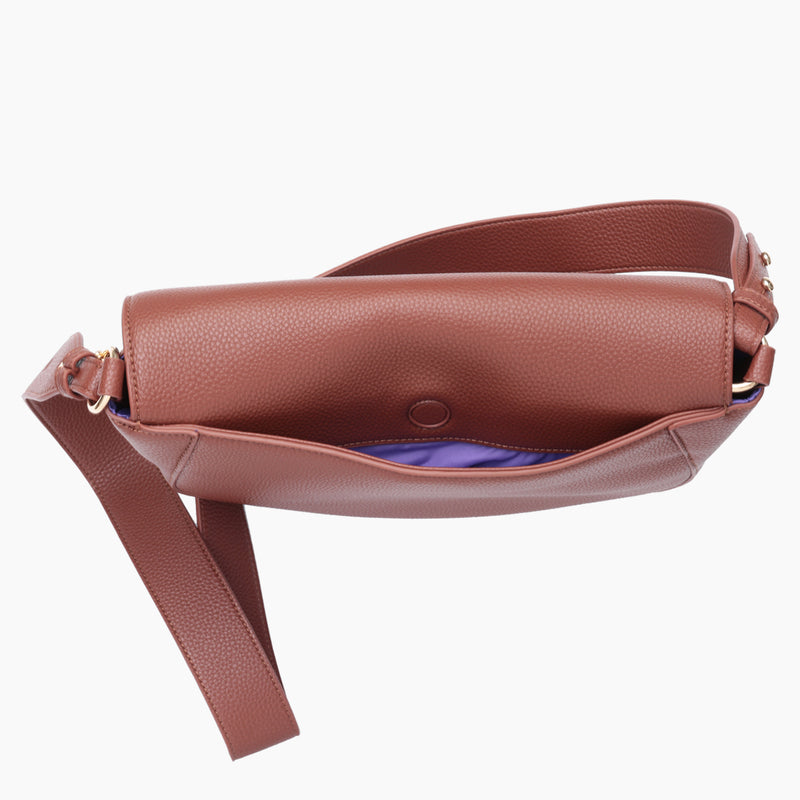 Saddle Bag - Brick Pebble