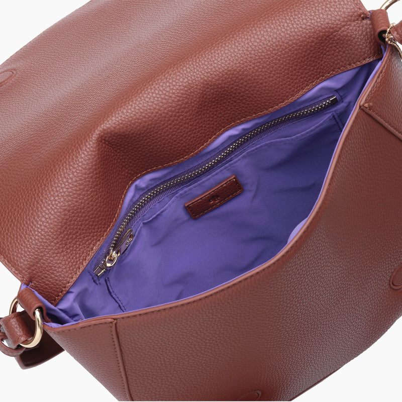 Saddle Bag - Brick Pebble