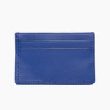 Apple Leather Card Holder - Cobalt