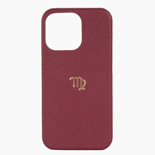 Phone Case Wine Pebble Hot Stamped