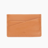 Apple Leather Card Holder - Tan