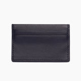 Apple Leather Card Holder - Navy