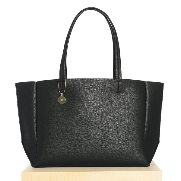 Large Tote – Black Pebble