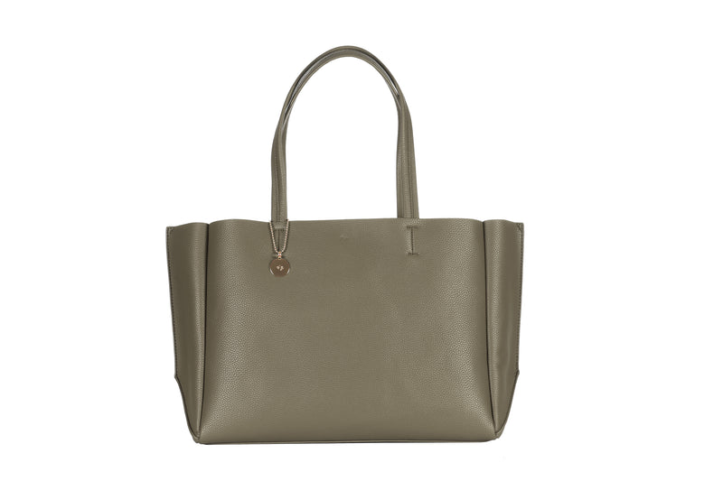 Large Tote - Khaki Pebble