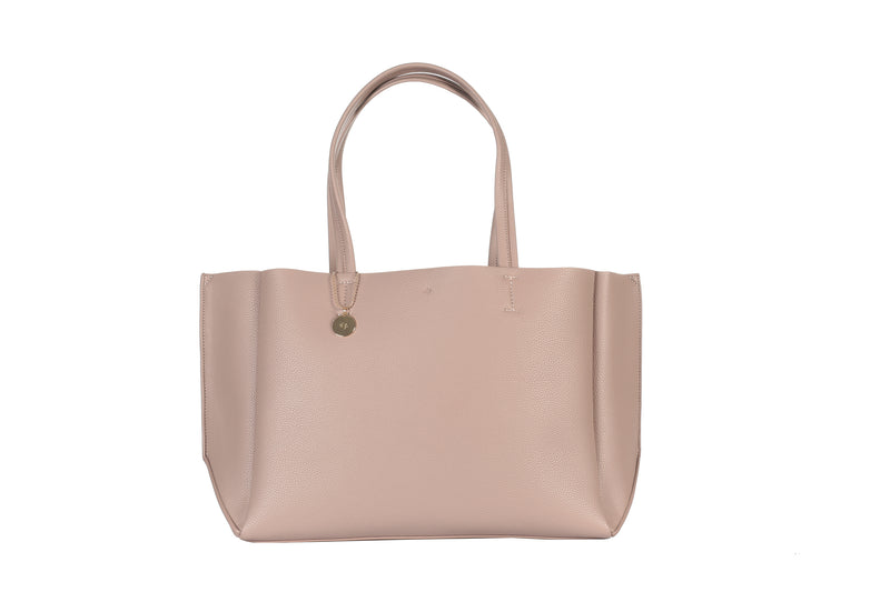 Large Tote - Dusty Rose Pebble