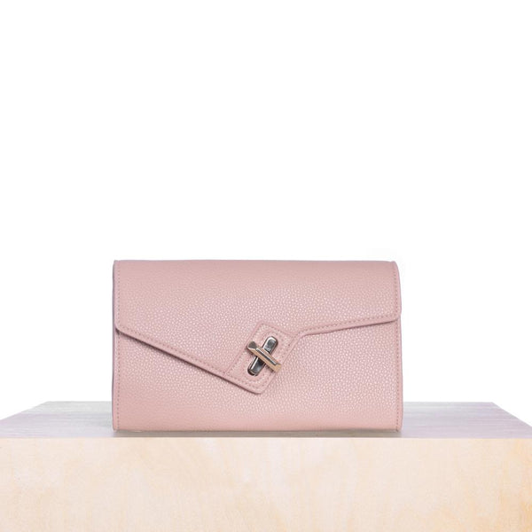 MILCK Clutch – Rose Pebble