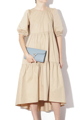 MILCK Clutch – Blue Pebble