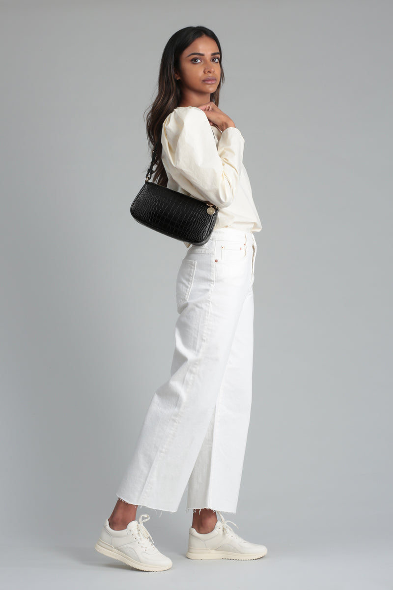 Baguette – Black Croc Effect