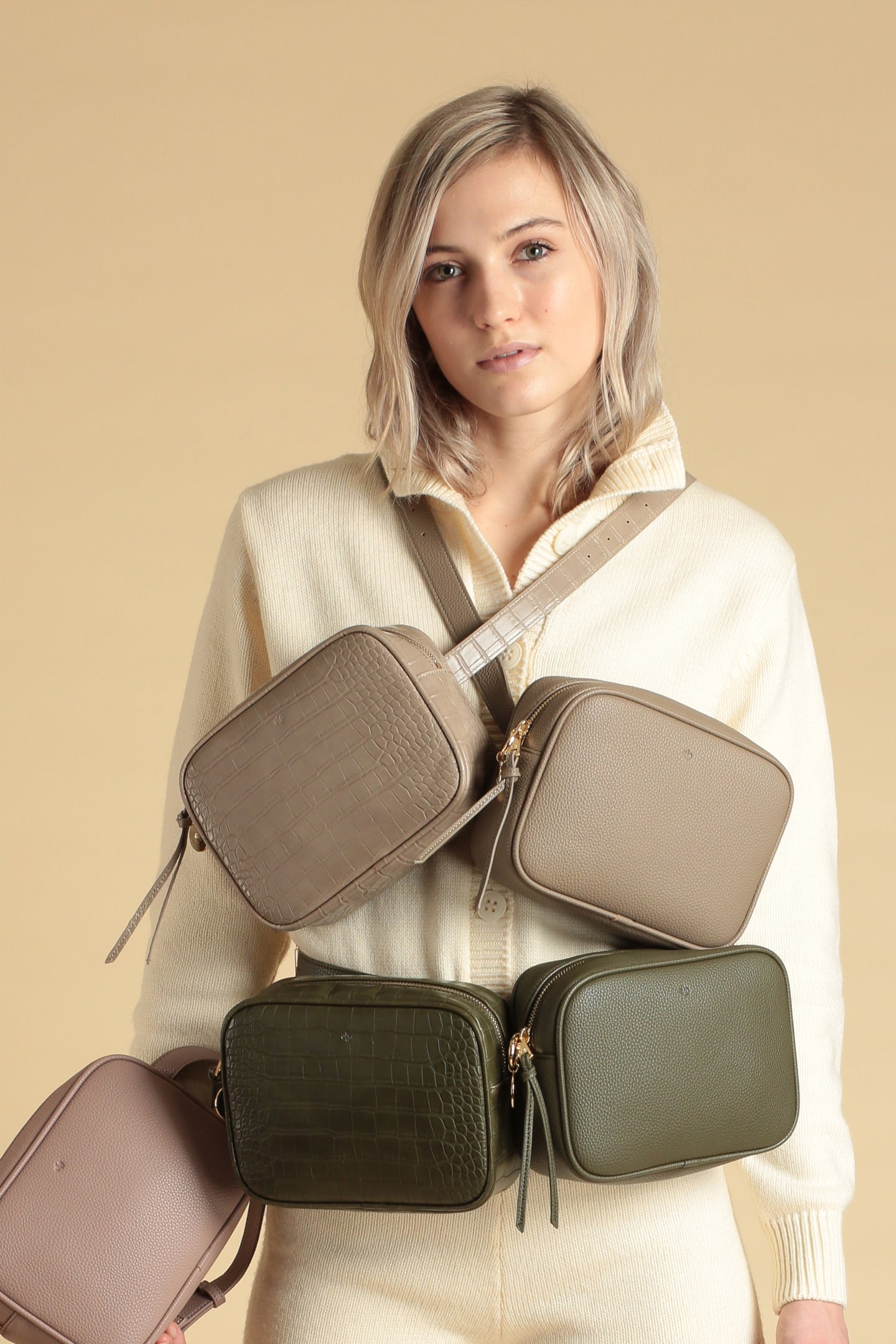 Belt Bag – Khaki Pebble