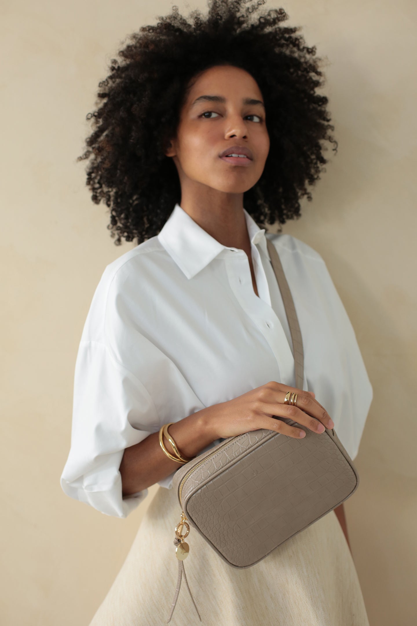 Belt Bag – Stone Croc Effect