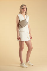 Belt Bag – Taupe Croc