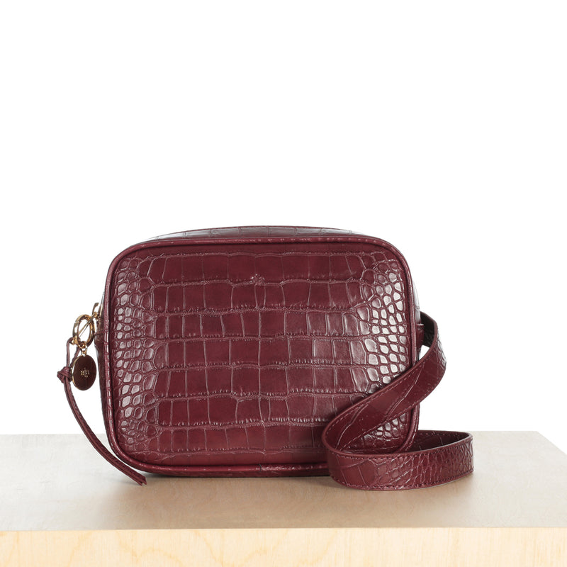 Belt Bag – Wine Croc Effect