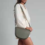Saddle Bag - Khaki Pebble