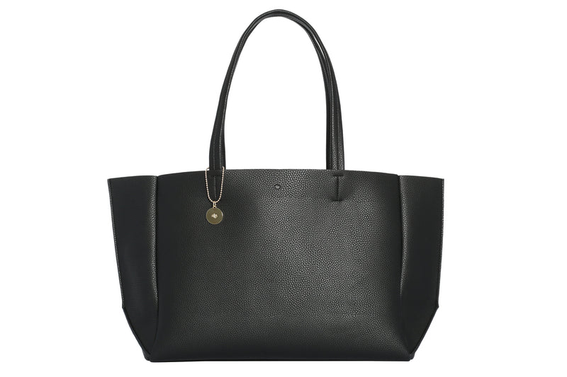 Large Tote – Black Pebble