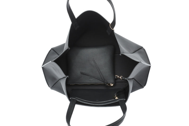 Large Tote – Black Pebble