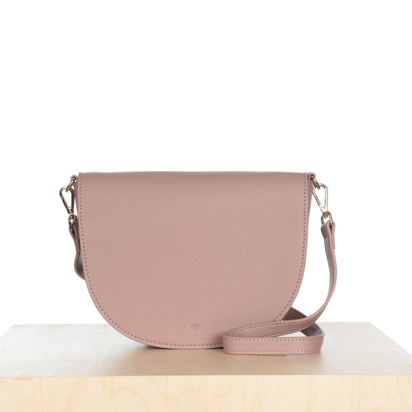 Mini Saddle Bag - Mauve Pebble
