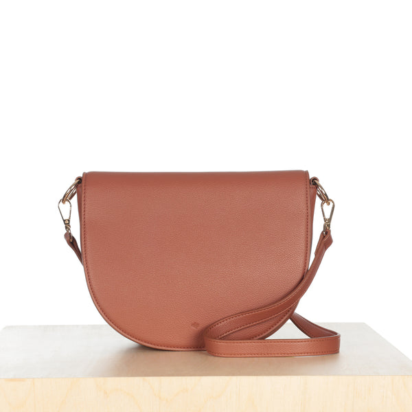 Mini Saddle Bag - Walnut Pebble