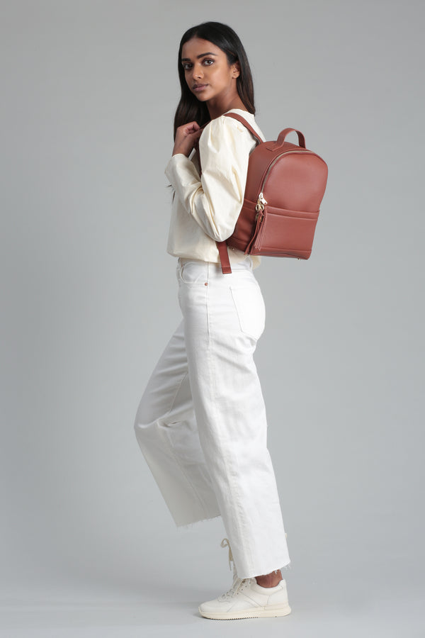 Mini Backpack – Brick Pebble