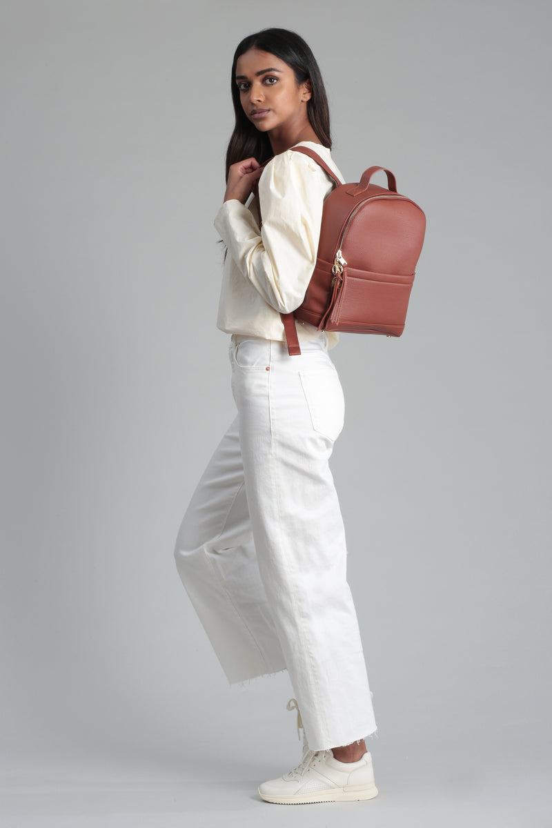 Mini Backpack – Brick Pebble