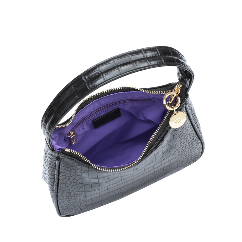 Mini Marlo - Black Croc