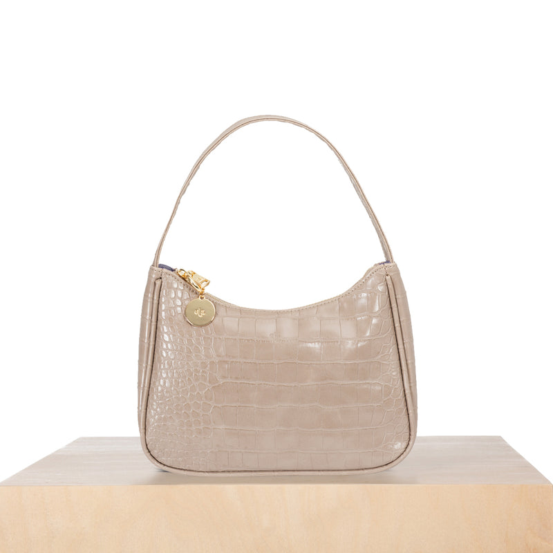 Mini Marlo - Taupe Croc