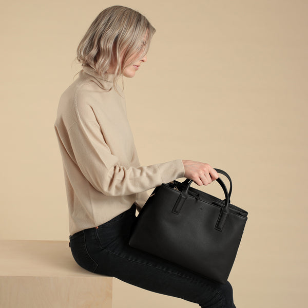 Mini Workbag - Black Pebble