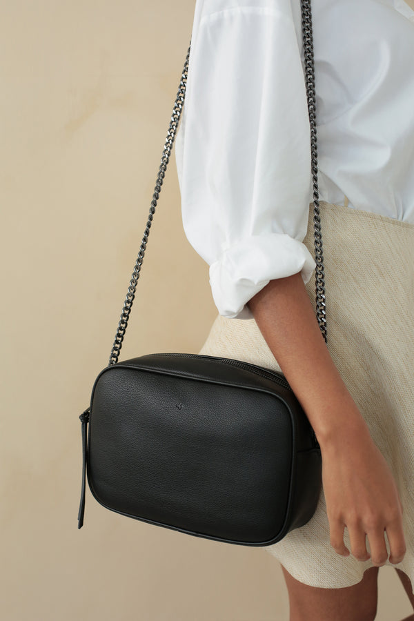 Mini Muse Bag - Black Pebble