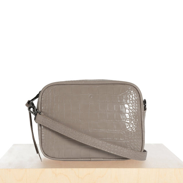 Mini Muse Bag - Stone Croc