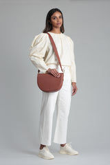 Saddle Bag - Brick Pebble