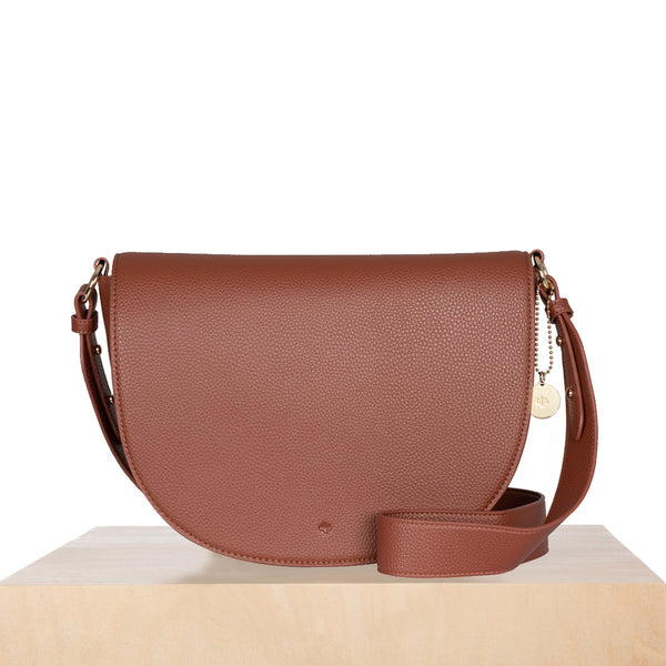Saddle Bag - Brick Pebble
