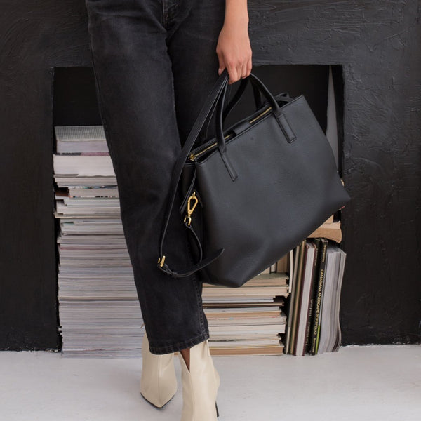 Workbag - Black Pebble fits up to 12" ipad/ laptop
