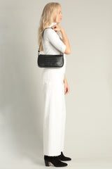 Baguette – Black Croc Effect