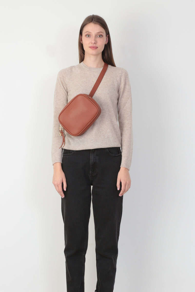 Belt Bag – Caramel Pebble