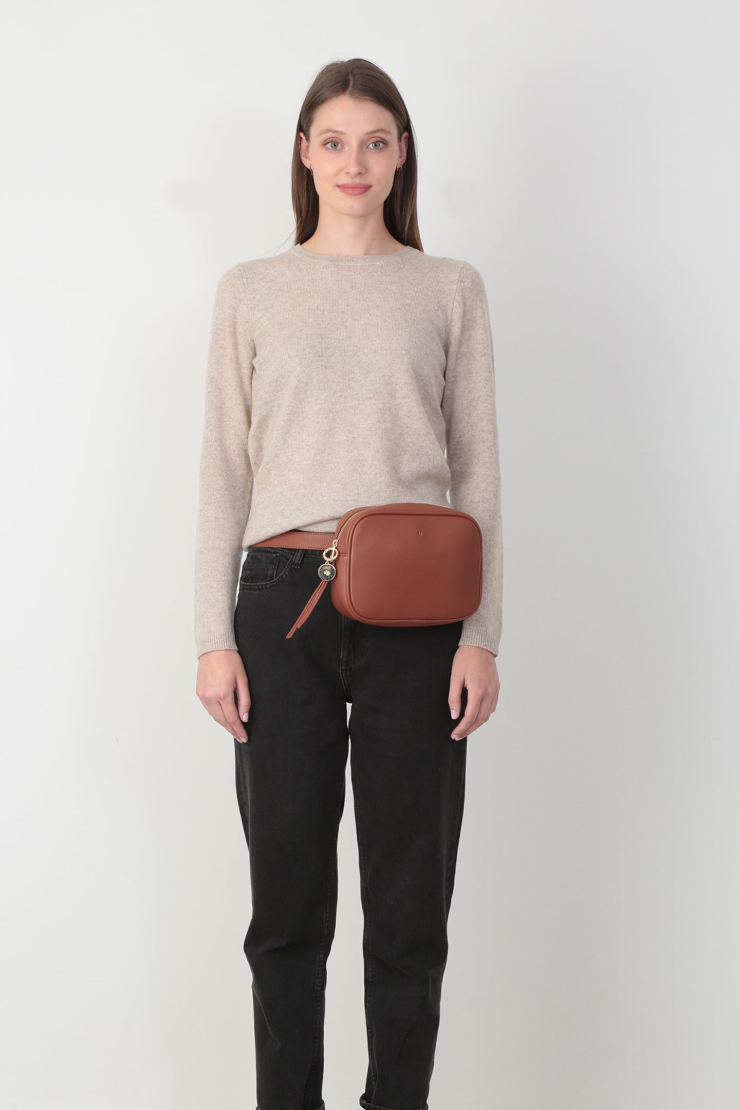 Belt Bag – Caramel Pebble