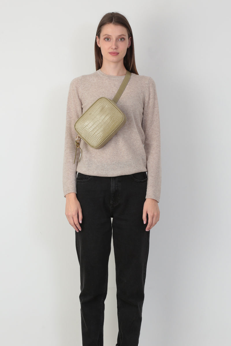 Belt Bag –  Limited Edition Sage Croc