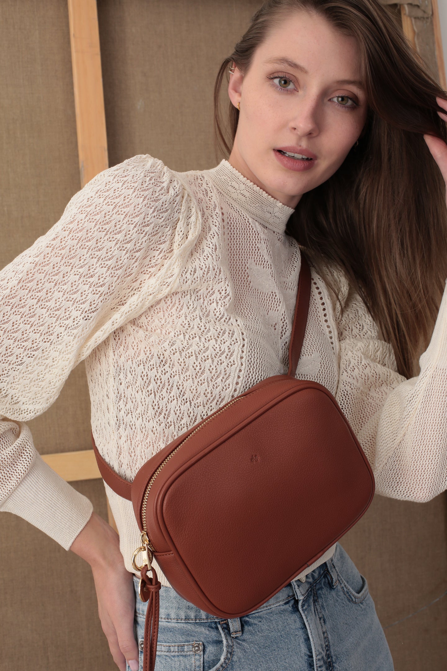 Belt Bag – Caramel Pebble