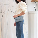 MILCK Clutch – Blue Pebble