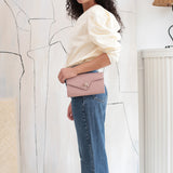 MILCK Clutch – Rose Pebble
