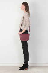 Mini Saddle Bag - Wine Pebble