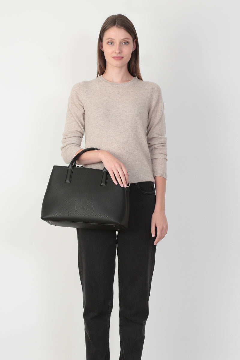 Mini Workbag - Black Pebble