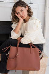 Workbag - Caramel Pebble fits up to 12" ipad/ laptop